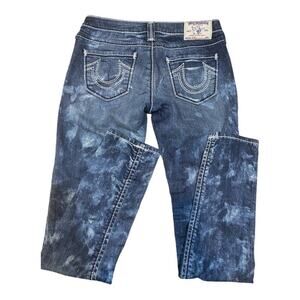 TRUE RELIGION COSMIC DUST STONEWASH Skinny Jeans, Low Rise 27 Retails $284